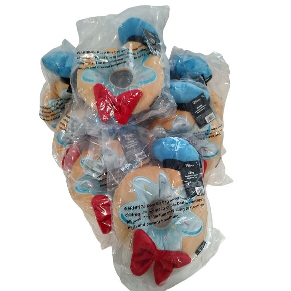 Disney Chewy Donald Duck Donut Plush Animal Dog Toy Bundle - Picture 6 of 6